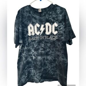 AC/DC Back in Black Vintage 2001 Graphic T-Shirt Size Large